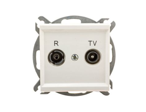 SONATA Gniazdo antenowe RTV zakończeniowe 10dB ecru GPA-10RPZ/m/27