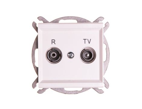 SONATA Gniazdo antenowe RTV przelotowe 16dB ecru GPA-16RP/m/27