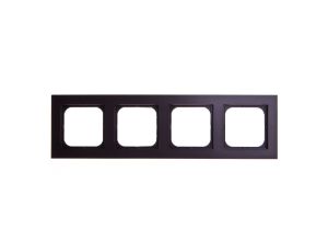 SONATA Ramka poczwórna czekoladowy metalik R-4R/40