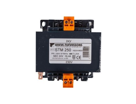 Transformator 1-fazowy bezpieczeństwa STM 250 230/ 24V 10,4A, Ta 40, 16224-9920