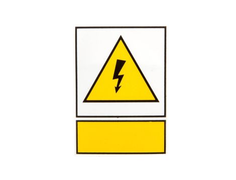 Tabliczka /znak ostrzegawczy/ TZO 52x74S BN E04TZ-01011113100 /10szt./