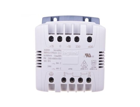 Transformator sterowniczy bezpieczeństwa 100VA 230-400/12-24V 044223