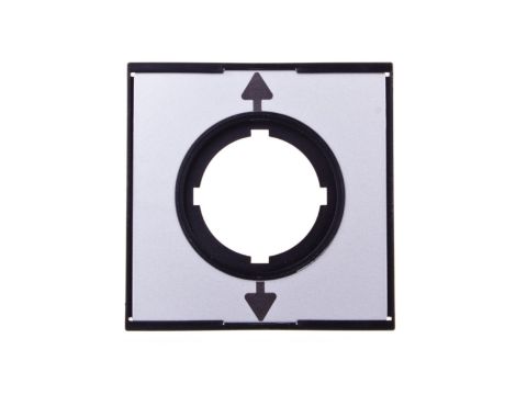 Tabliczka opisowa aluminium kwadratowa STRZAŁKI GÓRA/DÓŁ M22-XCK3 290260