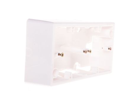 SISTENA LIFE Puszka natynkowa podówjna arctic 771097