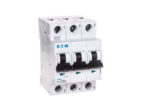 Wyłącznik nadprądowy 3P Z 25A 10kA AC FAZ Z25/3 278929