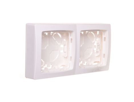 OTEO Puszka natynkowa podwójna biały 086092