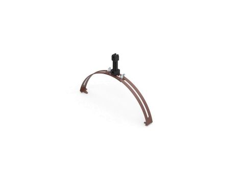 Uchwyt gąsiorowy uniwersalny G6 lakierowany brązowy RAL 8017 59.2 LA 8017 /95900214/