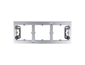 Simon 54 Premium Puszka natynkowa potrójna płytka srebrny mat DPN3/43