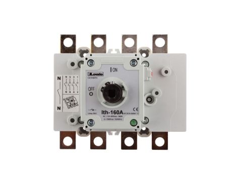 Rozłącznik izolacyjny 4P 160A GE0160T4