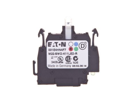 Styk pomocniczy 1Z 1R montaż czołowy M22-SWD-K11LED-R 115975