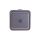 PLEXO55 Przycisk pojedynczy z podświetleniem i puszką n/t szary 069723