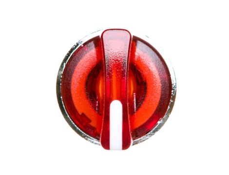 Napęd przełącznika 3 położeniowy czerwony z podświetleniem z samopowrotem ZB4BK1543