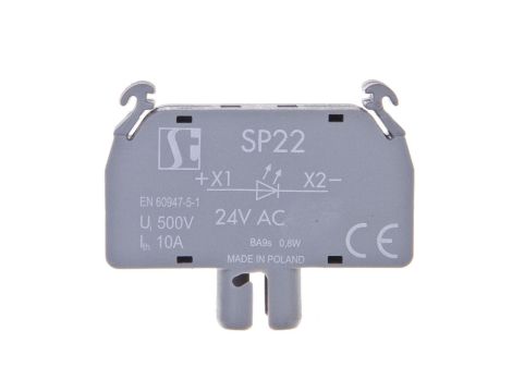 Oprawka lampki LED BA9s 24V AC bez lampki SP22-1435R10