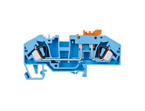 Złączka szynowa rozłączalna 2-przewodowa 6mm2 niebieska 282-695 /25szt./