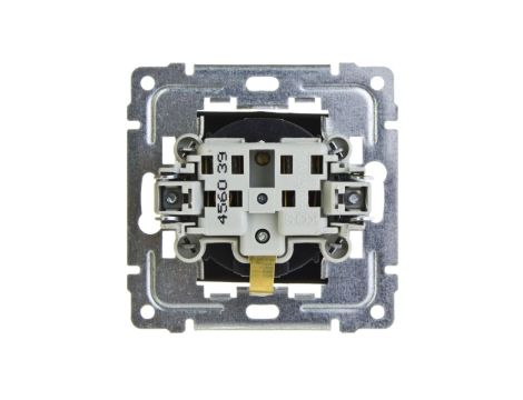 DANTE Gniazdo bryzgoszczelne z/u z przesłonami klapka transparentna grafit 456039