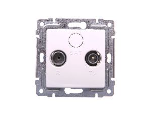 VENA Gniazdo antenowe RTV końcowe białe 510473