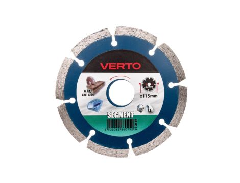 Tarcza diamentowa 115 x 22.2 mm segmentowa 61H2S1