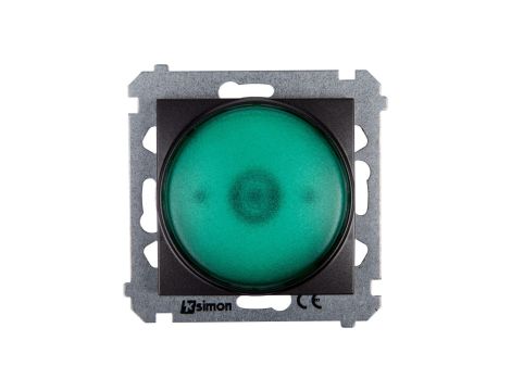 Simon 54 Sygnalizator świetlny LED zielone światło antracyt DSS3.01/48