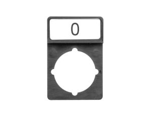 Tabliczka opisowa czarna prostokątna bez nadruku ST22-1901 P01