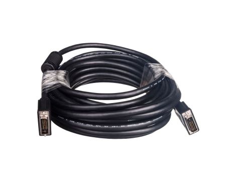 Kabel połączeniowy DVI-D Dual Link Typ DVI-D(24+1)/DVI-D(24+1), M/M czarny 10m AK-320101-100-S