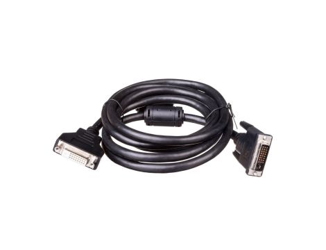 Kabel przedłużający DVI-D Dual Link Typ DVI-D(24+1)/DVI-D(24+1), M/Ż czarny 2m AK-320200-020-S