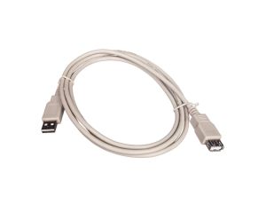 Przedłużacz szary USB A /M - USB A /Ż s/USB 2.0 AK-300202-018-E 1.8m