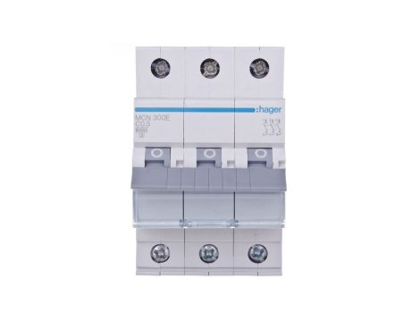 Wyłącznik nadprądowy 3P C 0.5A 6kA AC MCN300E