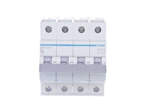 Wyłącznik nadprądowy 4P C 1A 6kA AC MCN401E
