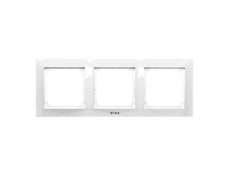 IMPRESJA Ramka potrójna do łączników IP44 ecru RH-3Y/27