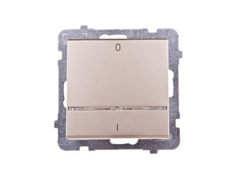 SONATA Łącznik podwójny z podświetleniem szampański złoty mat ŁP-11RS/m/39