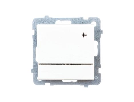 SONATA Łącznik krzyżowy z podświetleniem ecru ŁP-4RS/m/27