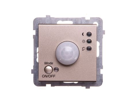 SONATA Elektroniczny czujnik ruchu szampański złoty ŁP-16R/m/39