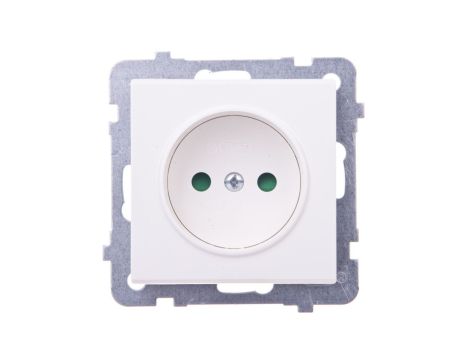 SONATA Gniazdo pojedyncze b/u z przesłonami ecru GP-1RP/m/27