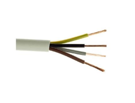 Przewód warsztatowy H05VV-F (OWY) 4x1 żo czarny /100m/