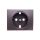 SISTENA LIFE Plakietka gniazda SCHUKO choco 771220