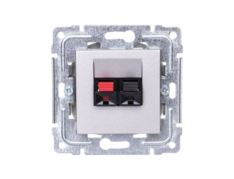 DANTE Gniazdo głośnikowe pojedyncze inox 454172