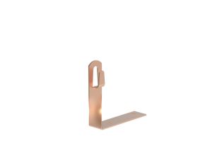 Uchwyt kątowy skręcony pod drut odgromowy 100mm miedziany 11.1.1 CU /91100703/