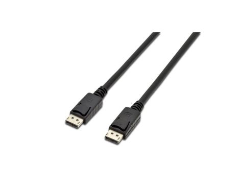 Kabel połączeniowy DisplayPort 1.2 Typ DP/DP, M/M czarny 10m AK-340100-100-S