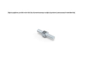 Łącznik prosty do mocowania uchwytu drążka do drążka izolacyjnego M 16mm cynowany 81.2 OC /98100201/