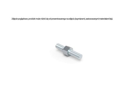 Łącznik prosty do mocowania uchwytu drążka do drążka izolacyjnego M 16mm cynowany 81.2 OC /98100201/