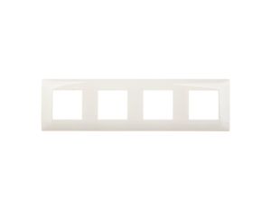 DANTE Ramka poczwórna tworzywo ASA BIAŁY 450484