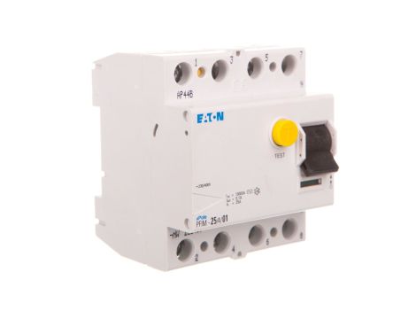 Wyłącznik różnicowoprądowy 4P 25A 0,1A AC PFIM-25/4/01-MW 235407