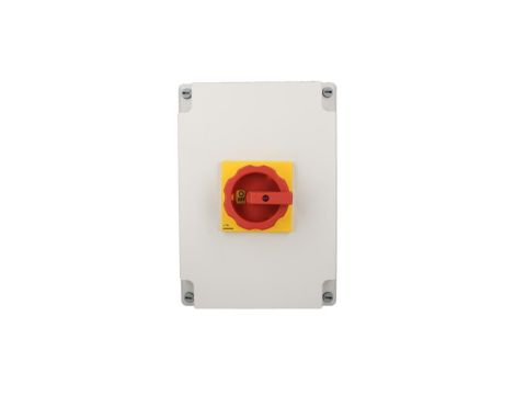 Rozłącznik główny/awaryjny w obudowie 3P 125A 45kW AC23A 400V pokrętło żółto-czerwone 3LD2866-0TB53