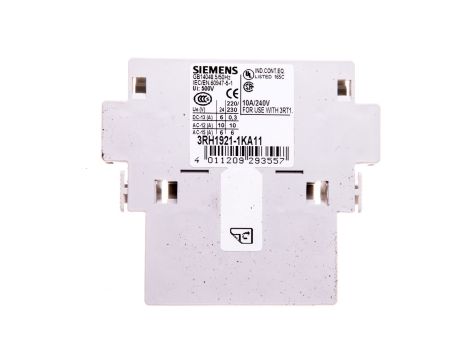 Styki pomocnicze 2Z 1R montaż boczny drugi blok S6 do S12 przył śrubowe SIRIUS 3RH1921-1KA11