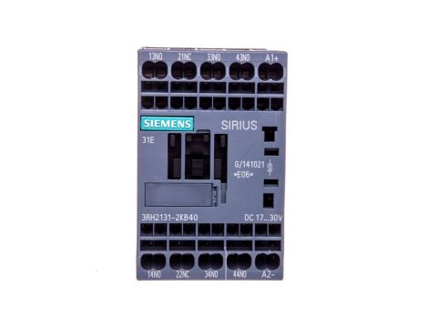 Stycznik pomocniczy 3Z 1R cewka 24V DC 0.7...1.25Us S00 z warystorem przył sprężynowe SIRIUS 3RH2131-2KB40