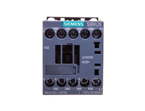 Stycznik pomocniczy 4Z cewka 110V AC 50-60Hz S00 przyłacze śrubowe SIRIUS 3RH2140-1AF00