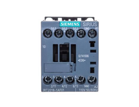 Stycznik mocy 16A 3P 110V AC 1Z 0R S00 3RT2018-1AF01