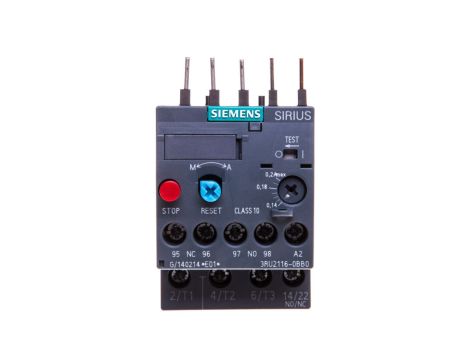 Przekaźnik termiczny 0,14-0,20A S00 3RU2116-0BB0