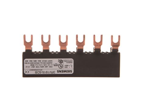 Szyna łączeniowa 3P widełkowa (6mod.) do 2 wyłączników 3RV1915-5DB