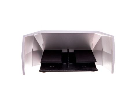 Przycisk nożny podwójny z osłoną bez samopowrotu szary metal 1Z 1R 1 krok IP65 3SE2932-0AA20